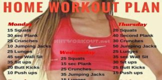 10 Week Workout Plan for Beginners at Home