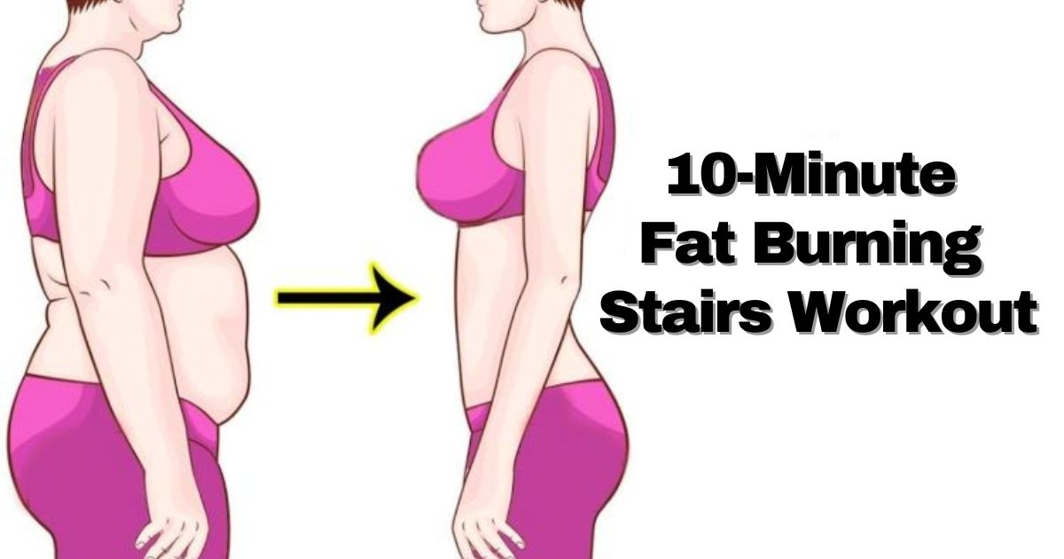 10-Minute Fat Burning Stairs Workout at Home