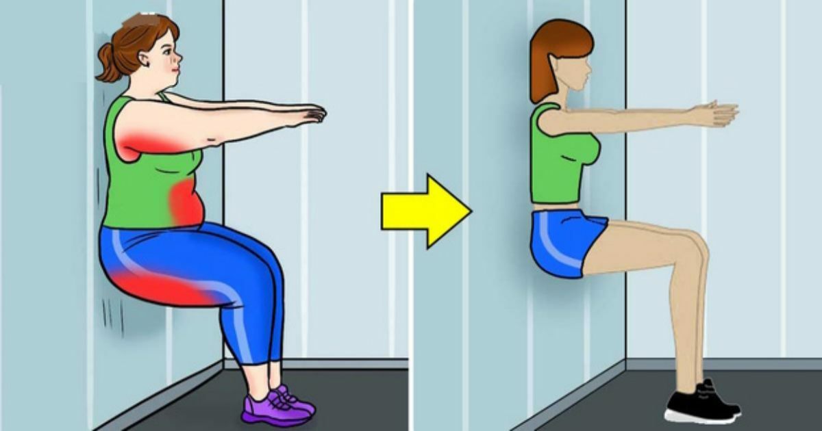 3 Effective Wall Exercises for Belly Fat and Toned Thighs