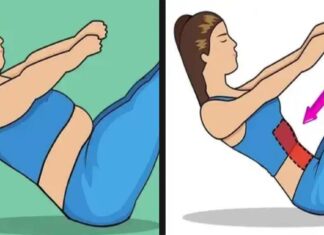 Fold exercise to help you get a flat tummy in 1 month