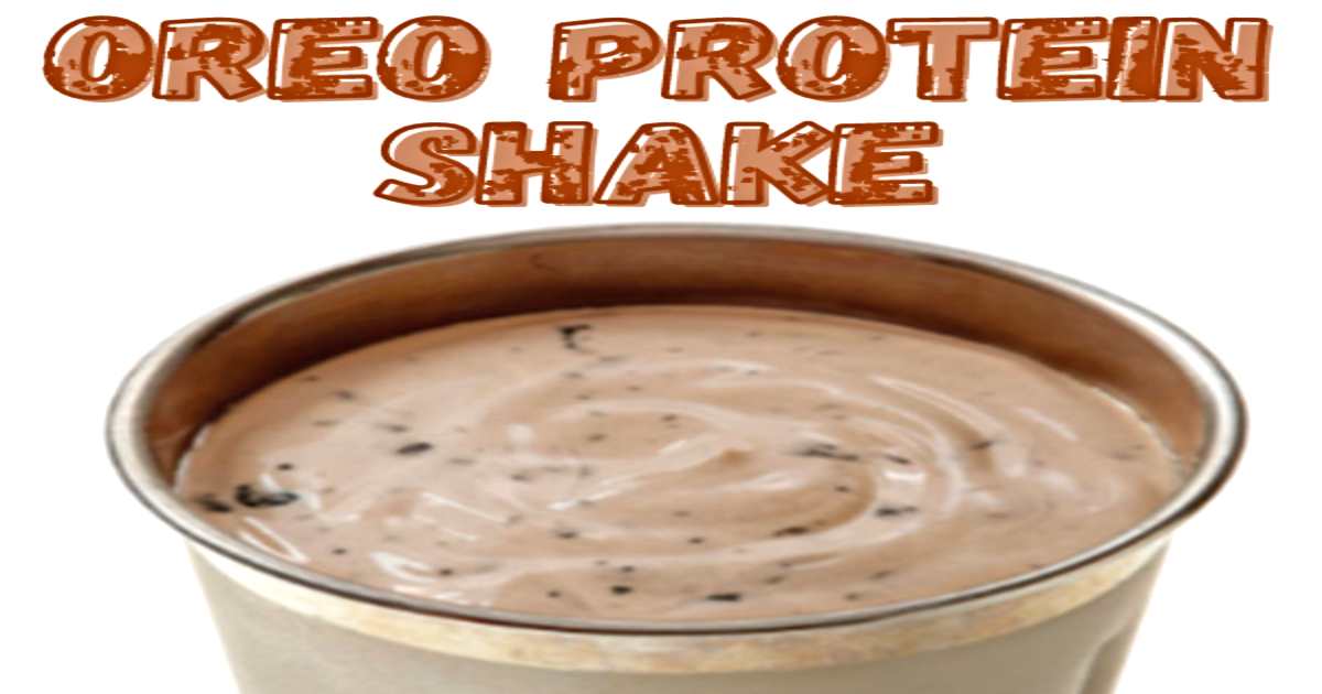 Oreo Protein Shake