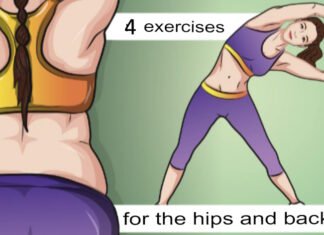 4 specific exercises to lose back fat in a few days