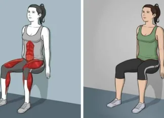 Say goodbye to belly fat with 6 exercises against the wall