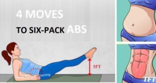 4 Simple But Very Effective Exercises To Get Stunning Abs In 8 Minutes