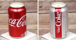 How to Make a Diet Coke Candle