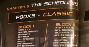 p90x3 classic schedule