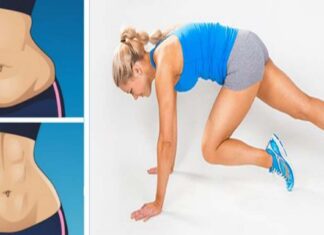 Get a flat stomach with effective exercise Black Widow Workout