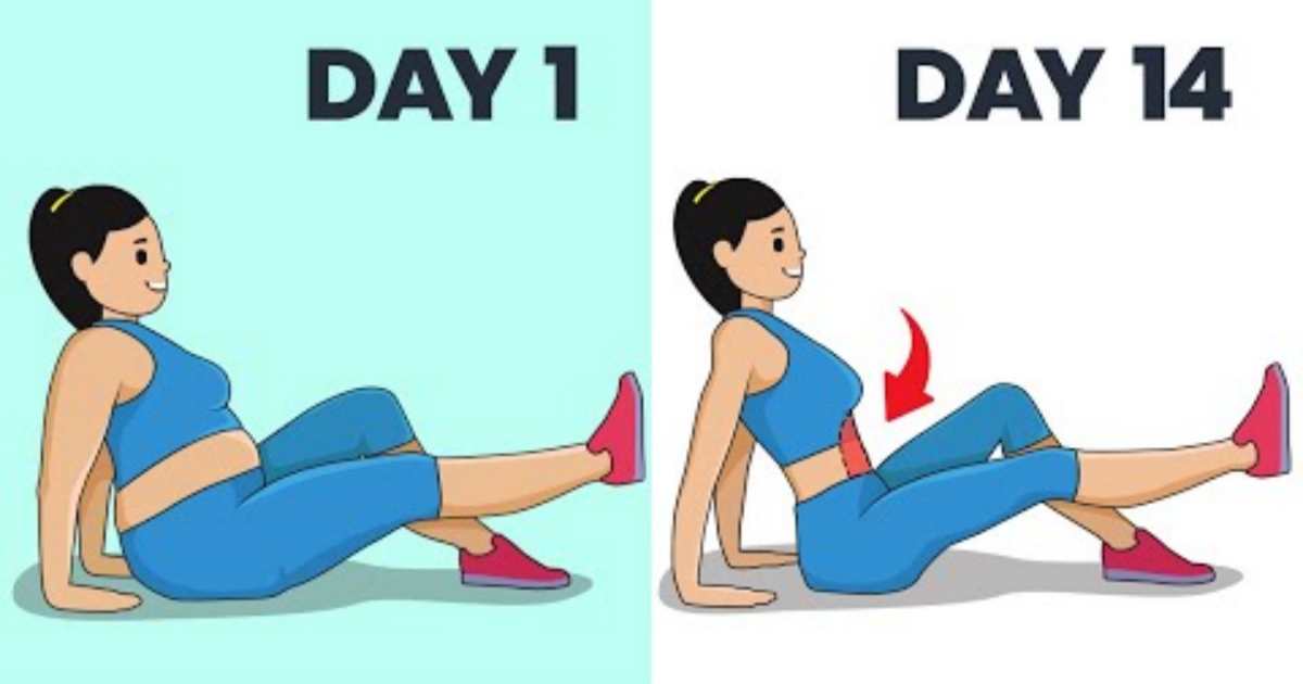 7 Bed exercises for a flat stomach in 30 days