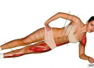 The plank to slim waist, tone abs, legs and buttocks